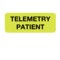Nevs Telemetry Patient 7/8" x 2-1/4" Flr Chart w/Black N-3955 - alternate 1